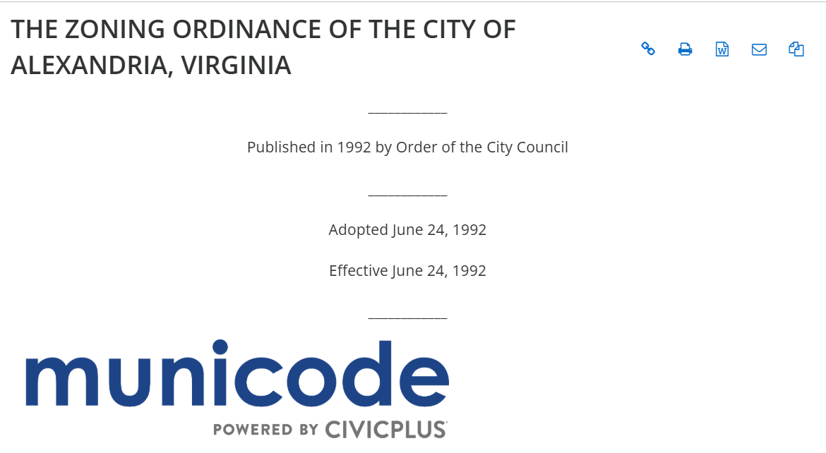 Zoning Code Cover