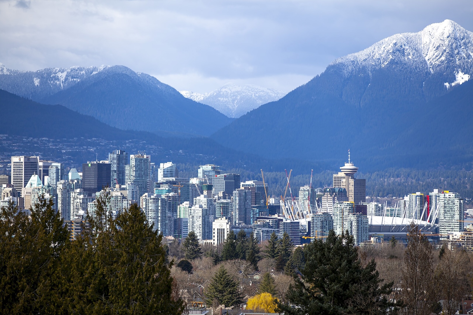 A photograph of Vancouver's downtown.